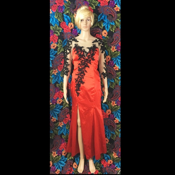 NEW WOMEN’S LONG DRESS SUNVARY Flower Evening Dress Long MAXI WOMENS SIZE LARGE - Picture 1 of 7